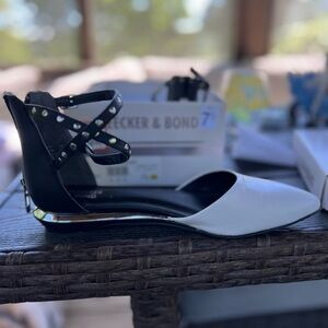 Bleecker & Bond Wisteria black/white size 7 1/2 worn once